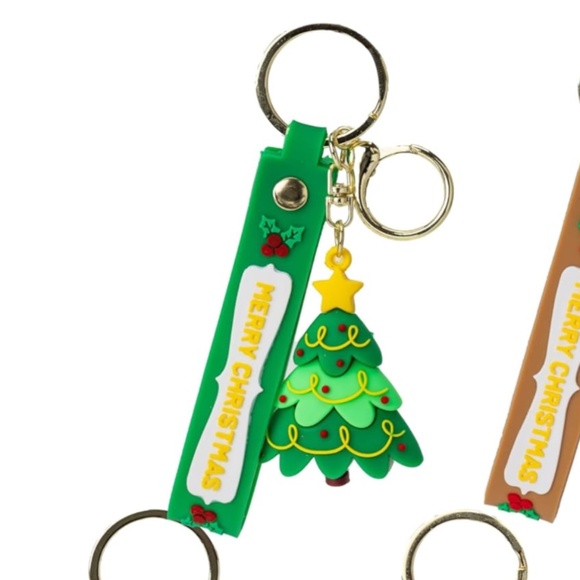 Merry Christmas Bag Charm Key Chains🎄Christmas Pen🎄STOCKING STUFFER🎄PICK ONE - Picture 3 of 12